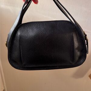 Great Condition Sydney Madewell Genuine Leather Crossbody Handbag Black